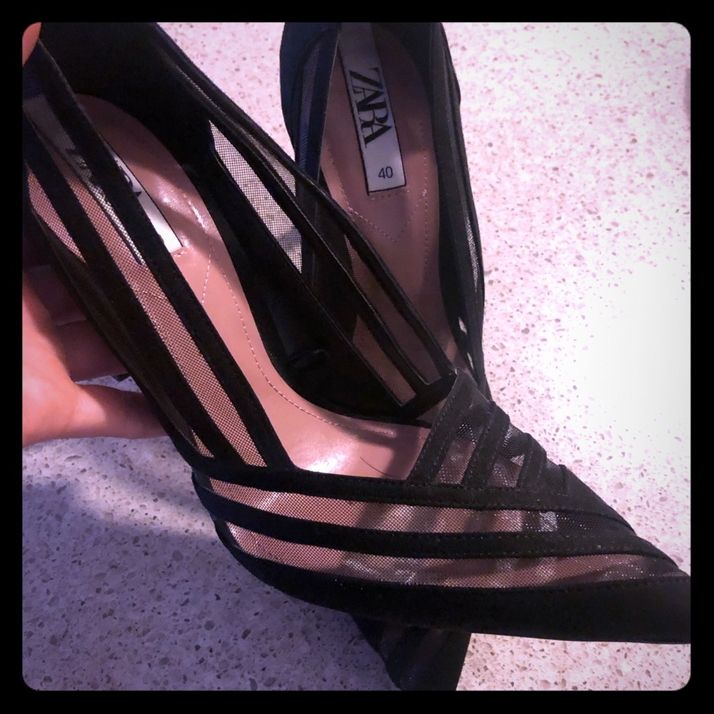 Zara Black High Heels